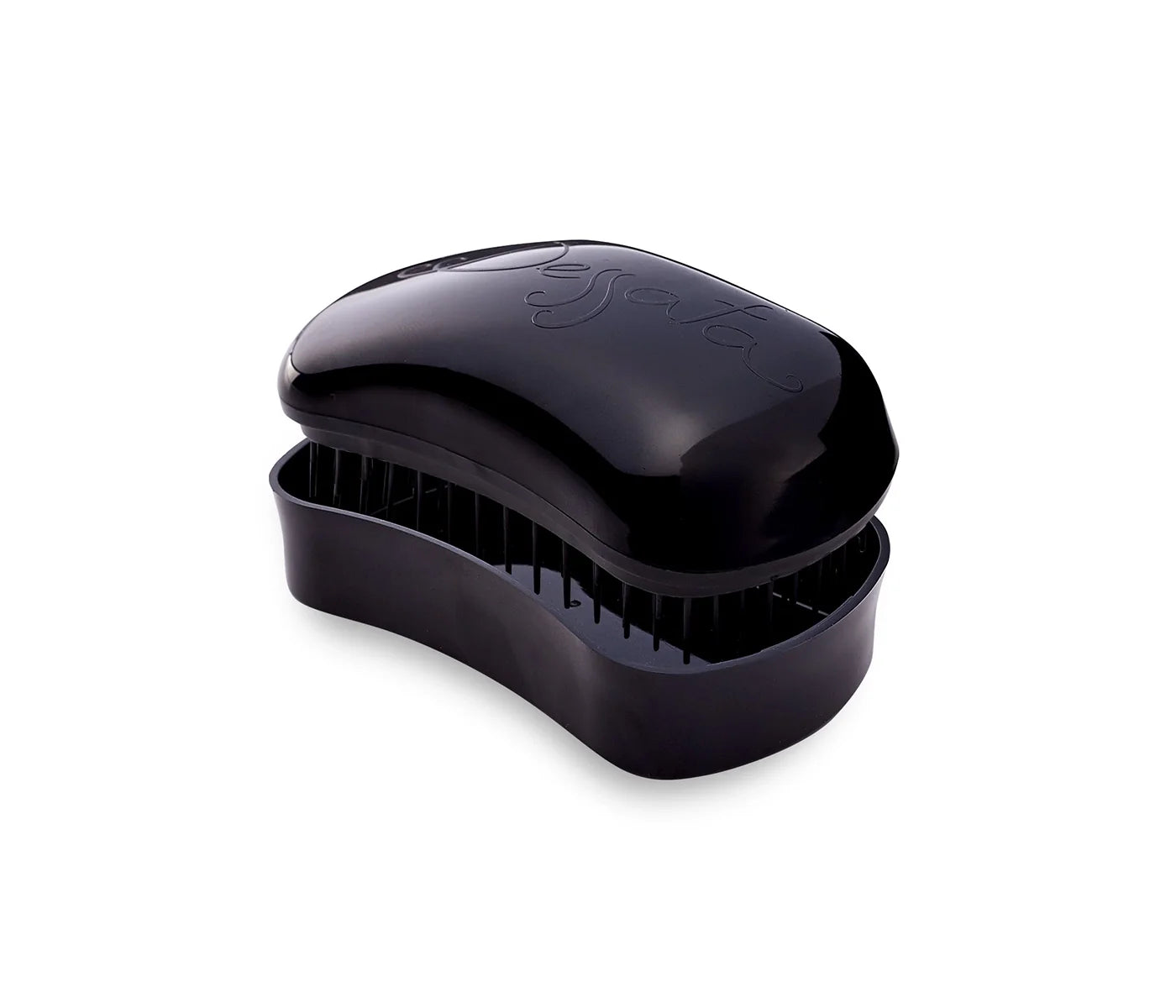 Cepillo desenredante para bolso Negro