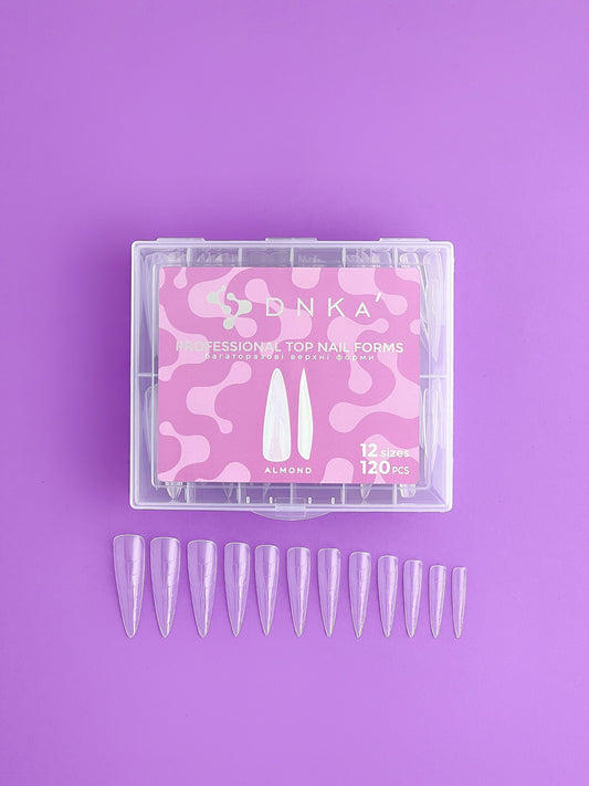 Professional Top Nail Forms DNKa' Almond 120 pcs.