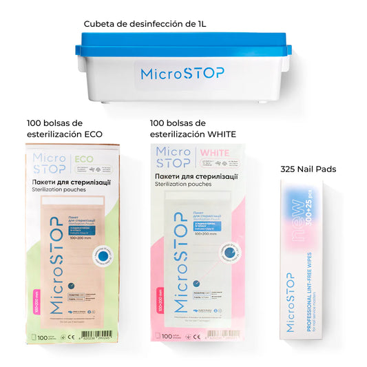 El esterilizador de calor seco MicroSTOP PROTECT PRO incluye varios productos de regalo