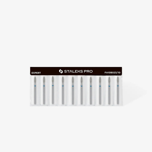 Fresa diamantada para piel "llama" azul EXPERT diámetro 2,3 mm/ parte útil 10 mm FA10B023/10