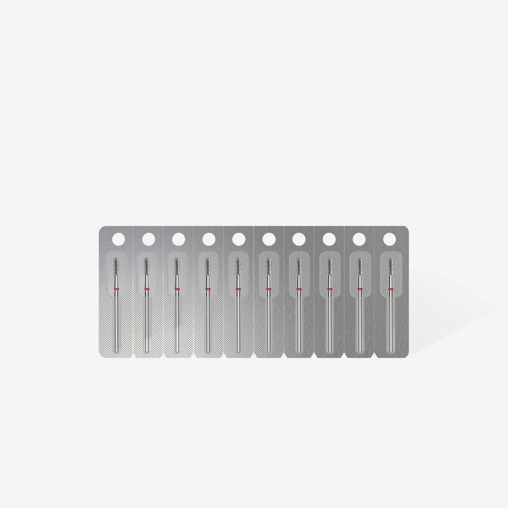 Fresa diamantada para piel "cilindro redondeado" roja EXPERT diámetro 2,3 mm/ parte útil 6,5 mm FA30R023/6.5