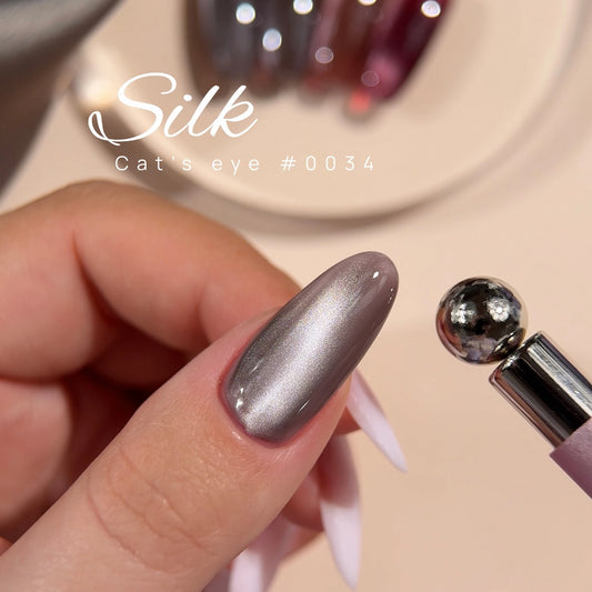 Color Gel Polish DNKa' 12 ml Cat's Eye #0034 - Silk