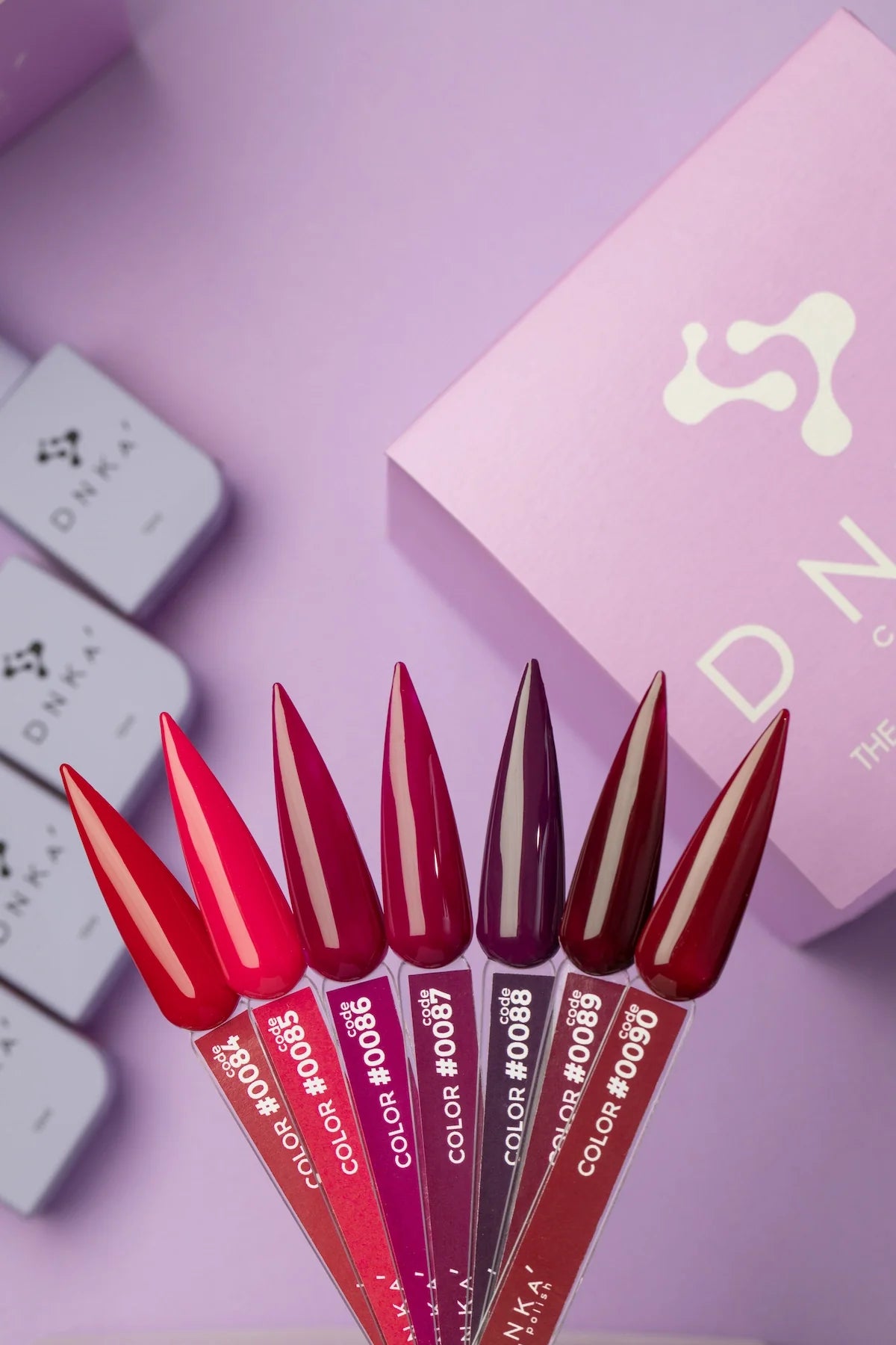 Muestrario Esmaltes Color Gel Polish DNKa' (172 colores)