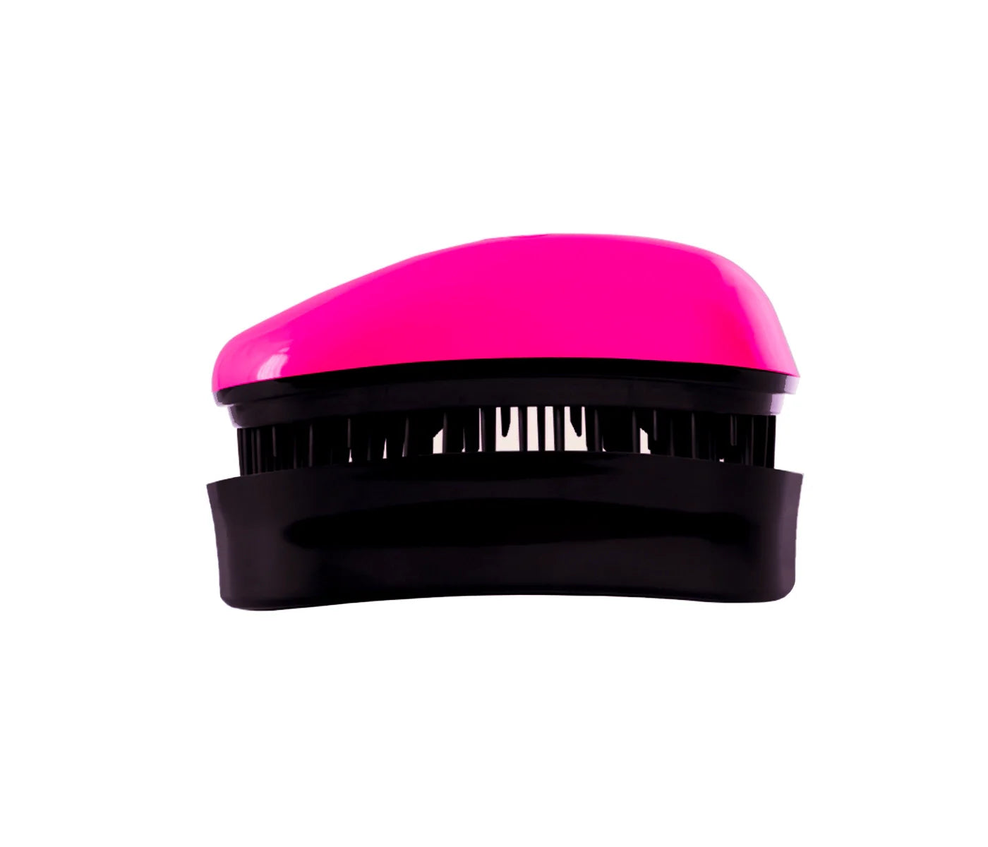 Cepillo desenredante para bolso Fucsia-Negro