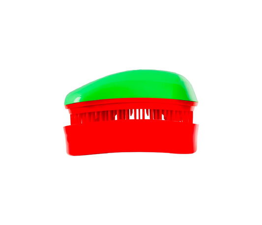 Cepillo desenredante para bolso Verde-Cereza