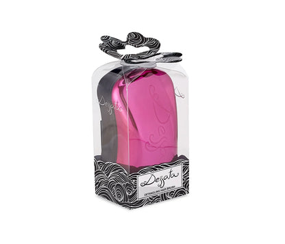 Cepillo desenredante para bolso Fucsia metalizado