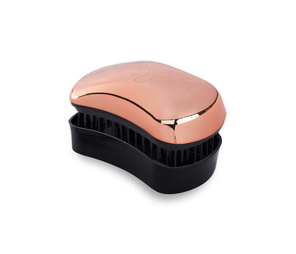 Cepillo desenredante para bolso Oro Rosa metalizado