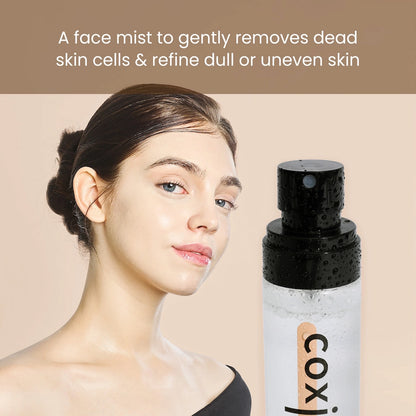 Exfoliante Facial con Arroz y Niacinamida | Coxir Brown Rice Niacinamide Peeling Mist 80ml