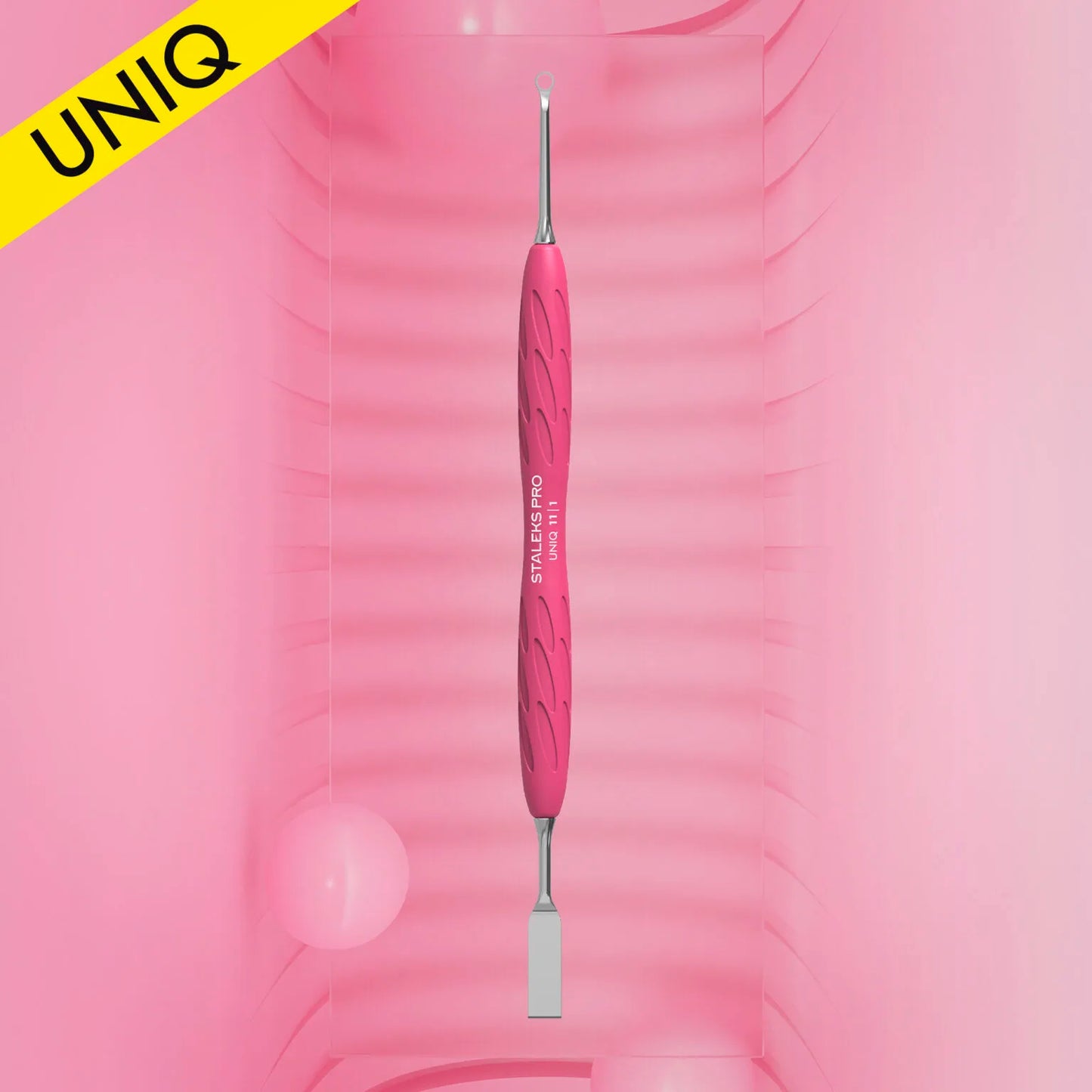 Empujador Para Manicura "Gummy" UNIQ 11 TYPE 1 STALEKS PQ-11/1
