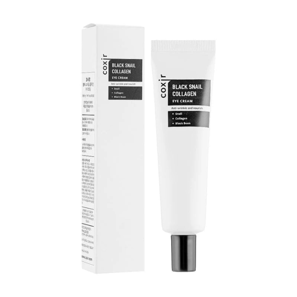 Crema Contorno de Ojos con Mucina de Caracol y Colágeno | Coxir Black Snail Collagen Eye Cream 30ml