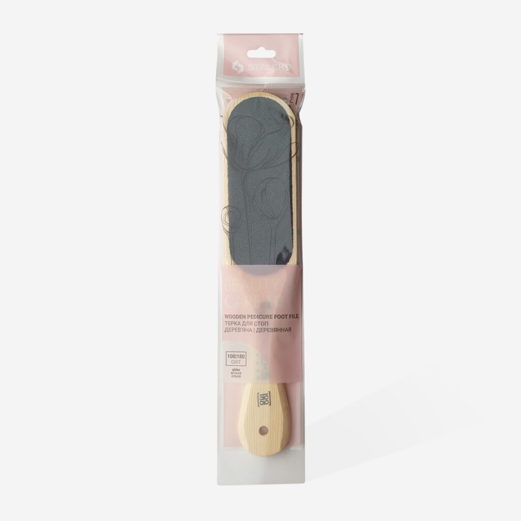 Raspador (lima) de madera para pies BEAUTY & CARE 10 TIPO 1 (grano 100/180) ABC 10/1