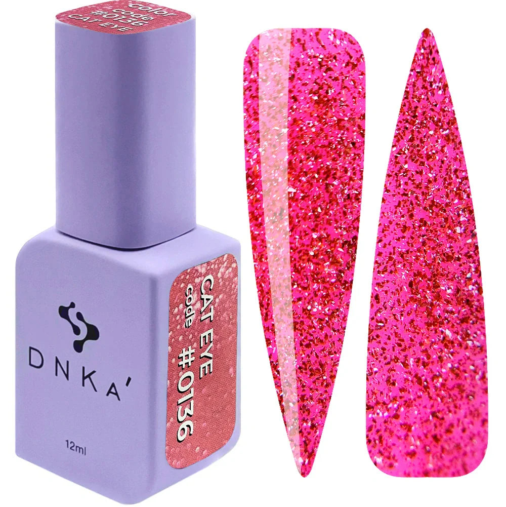 Color Gel Polish DNKa' 12 ml #0136 Cat Eye