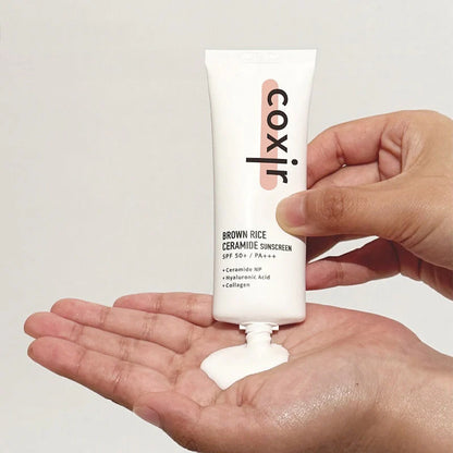 Protector Solar con Ceramidas y Arroz | Coxir Brown Rice Ceramide Sunscreen 50 ml