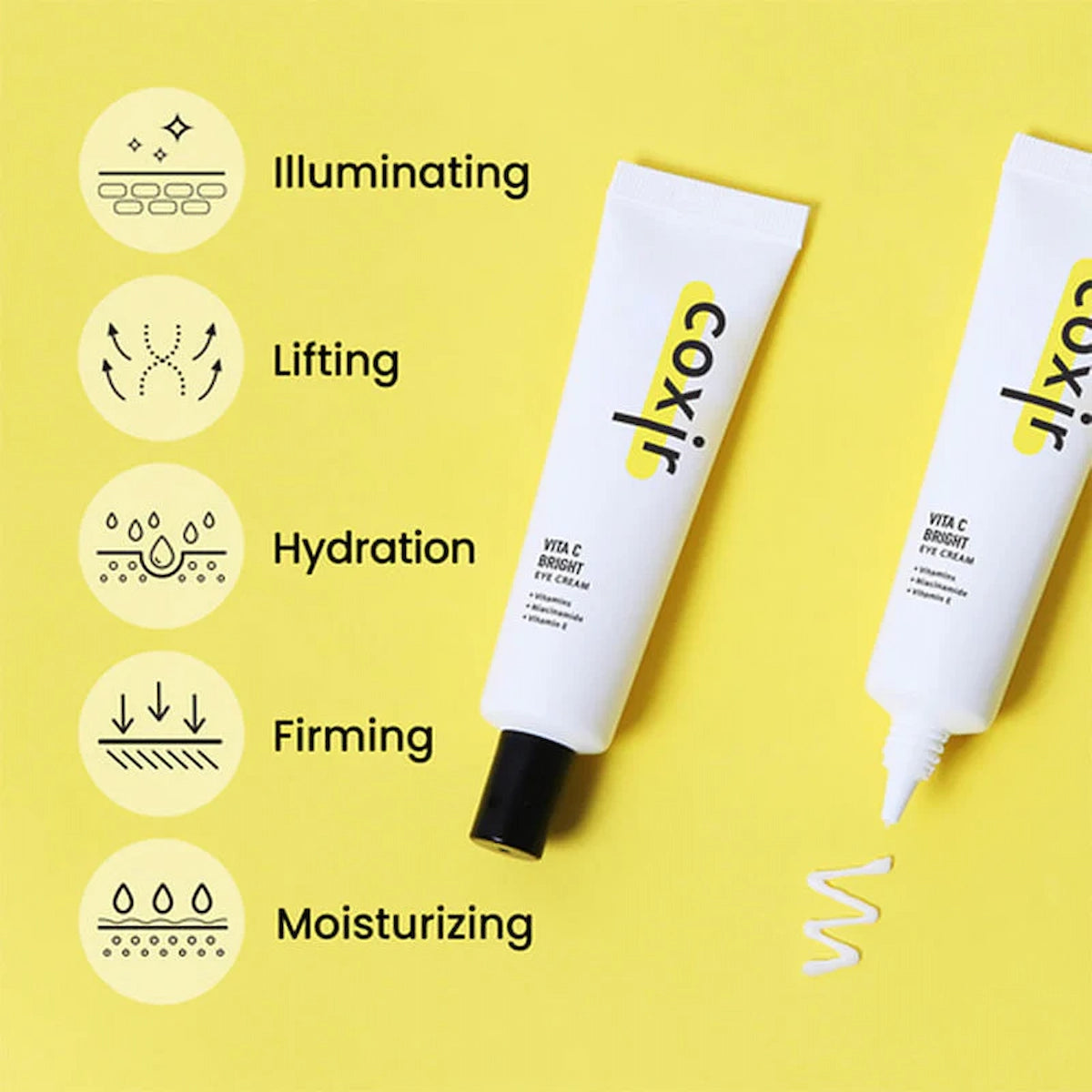 Contorno de Ojos Iluminador con Vitamina C | Coxir Vita C Bright Eye Cream 30ml