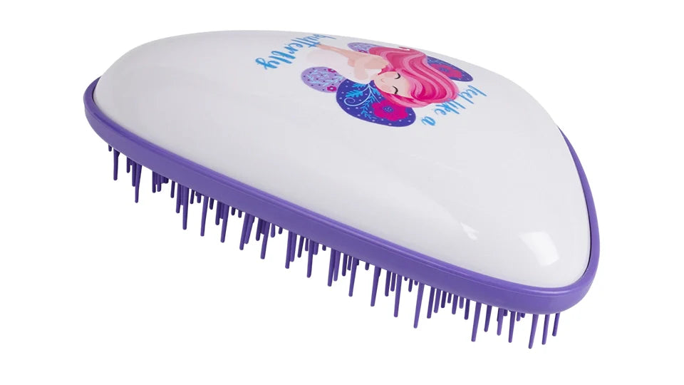 Cepillo de Pelo Infantil Mariposa