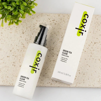 Emulsión Hidratante con BHA y té verde | Coxir Greentea BHA Clear Emulsion 100ml