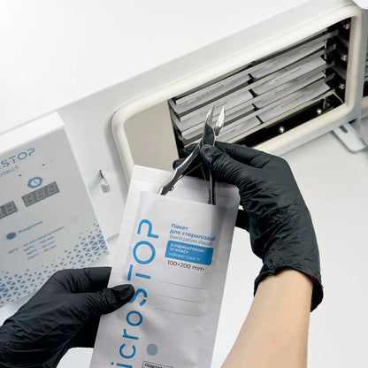 El MicroSTOP PROTECT PRO de gran capacidad y certificado para ofrecer la máxima higiene en servicios de manicura y pedicura.