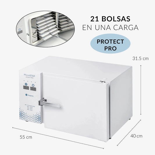 Esterilizador profesional de calor seco para manicura y pedicura