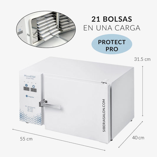 Esterilizador profesional de calor seco para manicura y pedicura