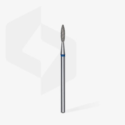 Fresa diamantada para piel "llama" azul EXPERT diámetro 2,1 mm/ parte útil 8 mm FA10B021/8