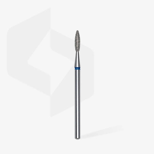 Fresa diamantada para piel "llama" azul EXPERT diámetro 2,1 mm/ parte útil 8 mm FA10B021/8