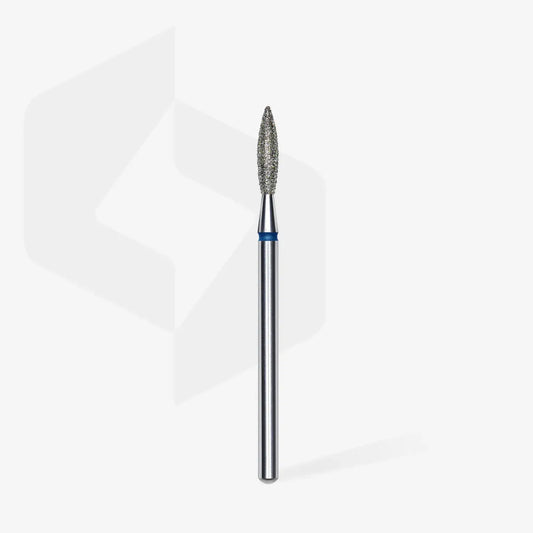 Fresa diamantada para piel "llama" azul EXPERT diámetro 2,3 mm/ parte útil 10 mm FA10B023/10
