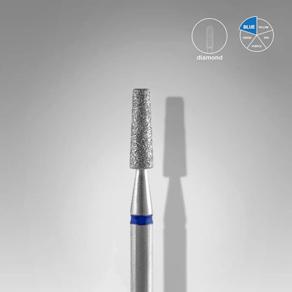 Fresa diamantada para piel "frustum" azul EXPERT diámetro 2,5 mm, parte útil 8 mm FA70B025/8