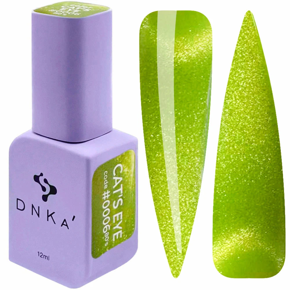 Color Gel Polish DNKa' 12 ml Cat's Eye 80's #0006