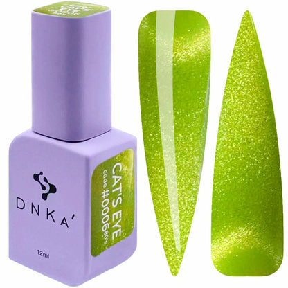 Color Gel Polish DNKa' 12 ml Cat's Eye 80's #0006