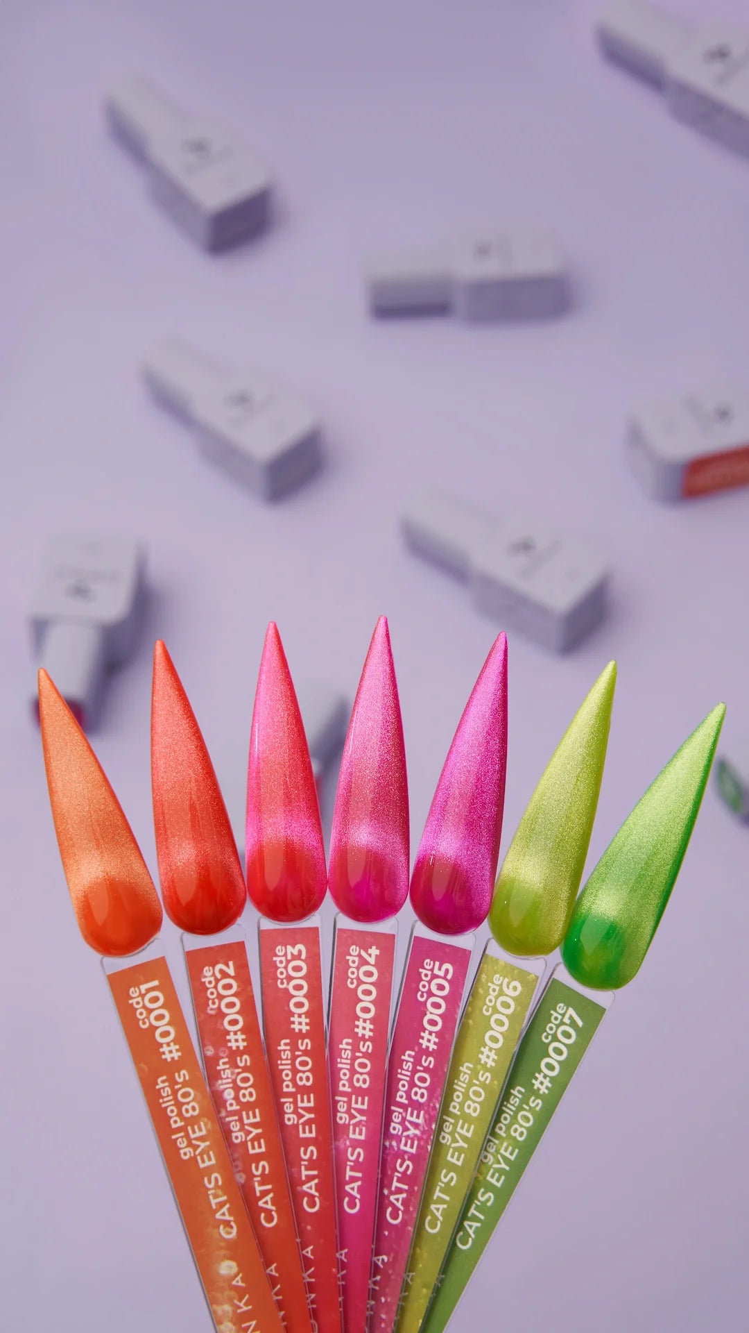 Color Gel Polish DNKa' 12 ml Cat's Eye 80's #0006