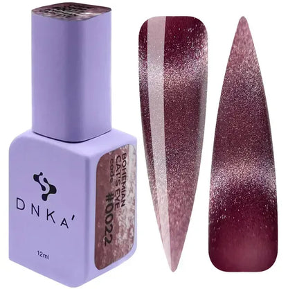 COLOR GEL POLISH CAT`S EYE "DNKa", 12 ml #0022 BOHEMIAN