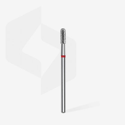 Fresa diamantada para piel "cilindro redondeado" roja EXPERT diámetro 2,3 mm/ parte útil 6,5 mm FA30R023/6.5