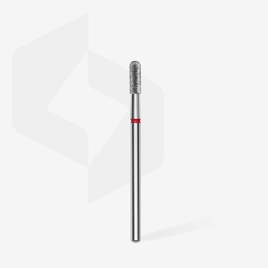 Fresa diamantada para piel "cilindro redondeado" roja EXPERT diámetro 2,3 mm/ parte útil 6,5 mm FA30R023/6.5