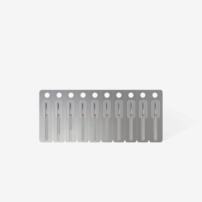 Fresa diamantada para piel "cilindro redondeado" roja EXPERT diámetro 2,3 mm/ parte útil 6,5 mm FA30R023/6.5