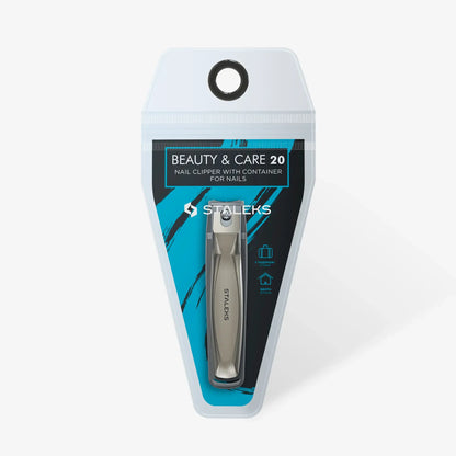 Cortaúñas con recipiente para uñas BEAUTY & CARE  20 KBC-20
