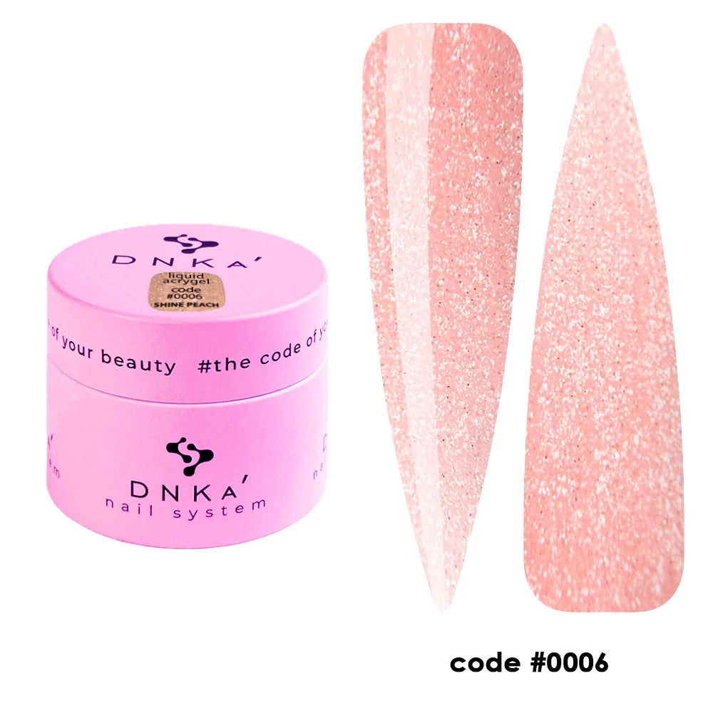 Liquid AcryGel DNKa' 15 ml #0006 (jar) Shine Peach