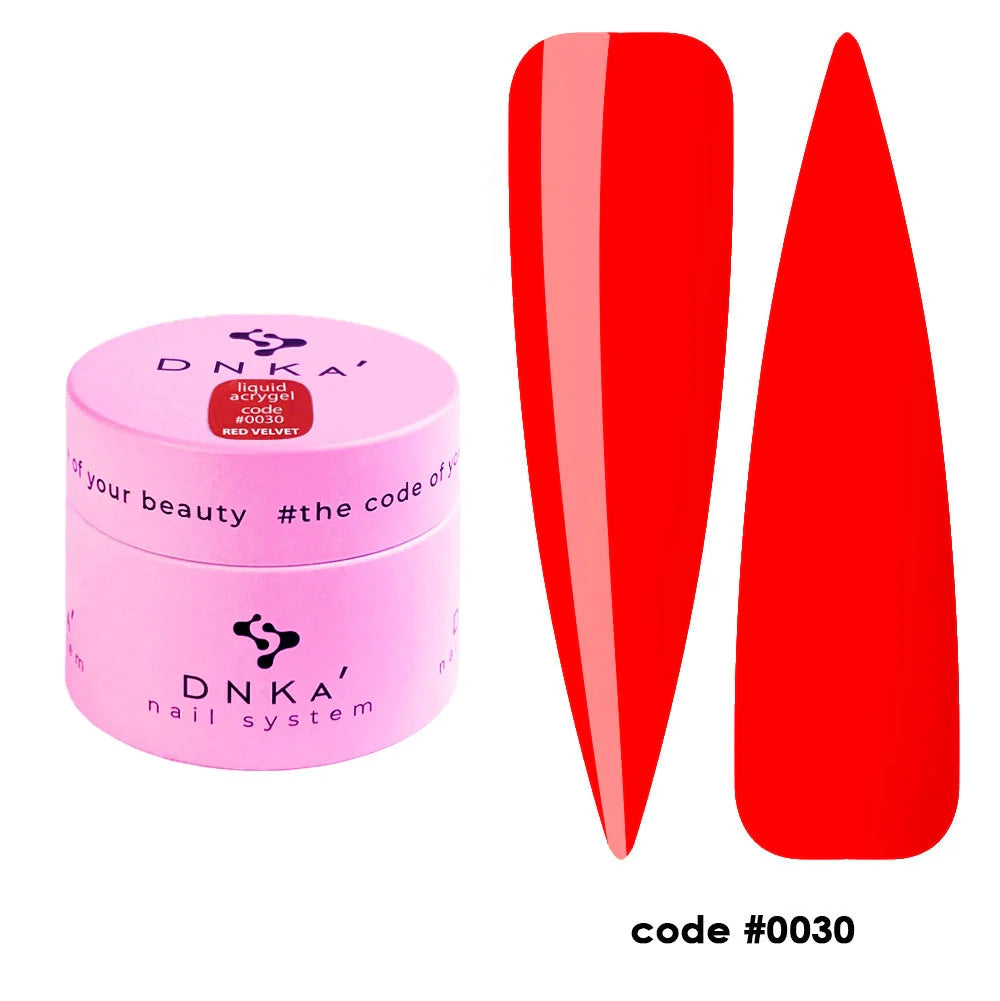 Liquid AcryGel DNKa' 15 ml #0030 (jar) Red Velvet