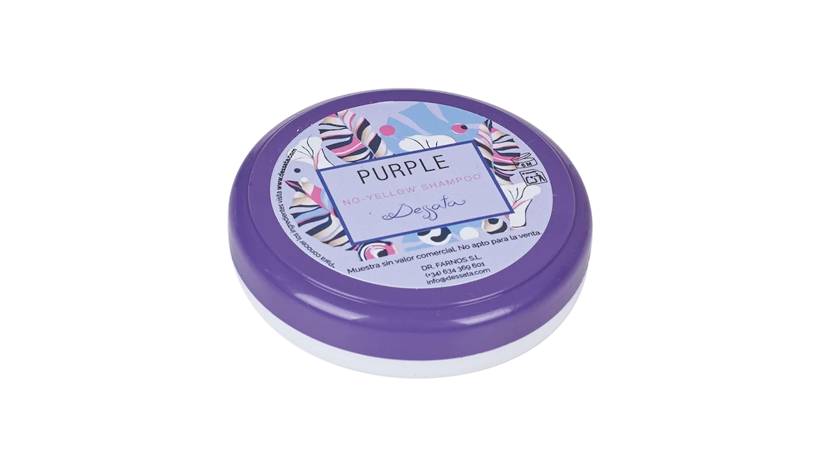 Muestra champú Morado antiamarillo