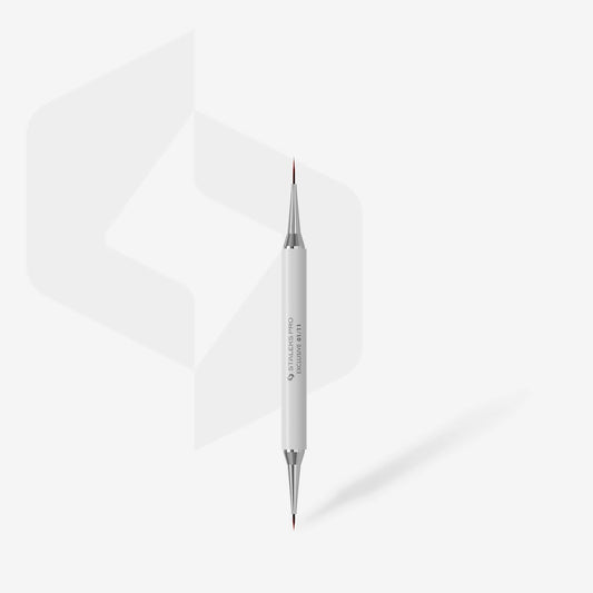 Pincel Liner de doble punta 7 y 12 mm STALEKS EXCLUSIVE NBX-01/11