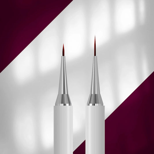 Pincel Liner de doble punta 7 y 12 mm STALEKS EXCLUSIVE NBX-01/11