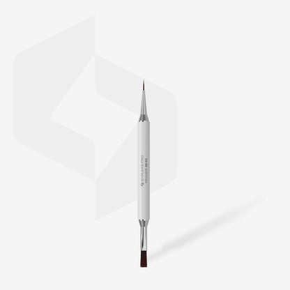 Pincel Doble para Gel 10 mm y Liner 10 mm STALEKS EXCLUSIVE NBX-08/03