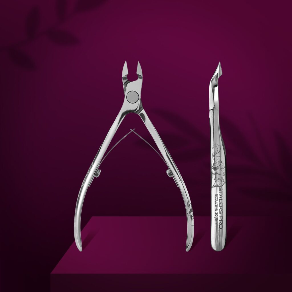 Alicates profesionales para cutículas EXCLUSIVE 20 8 mm (magnolia) NX-20-8m