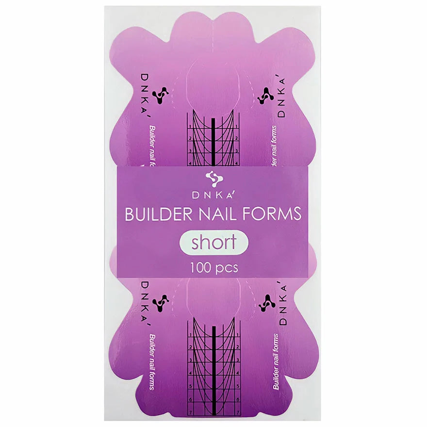 Paper Builder Nail Forms DNKa' SHORT 100 pcs