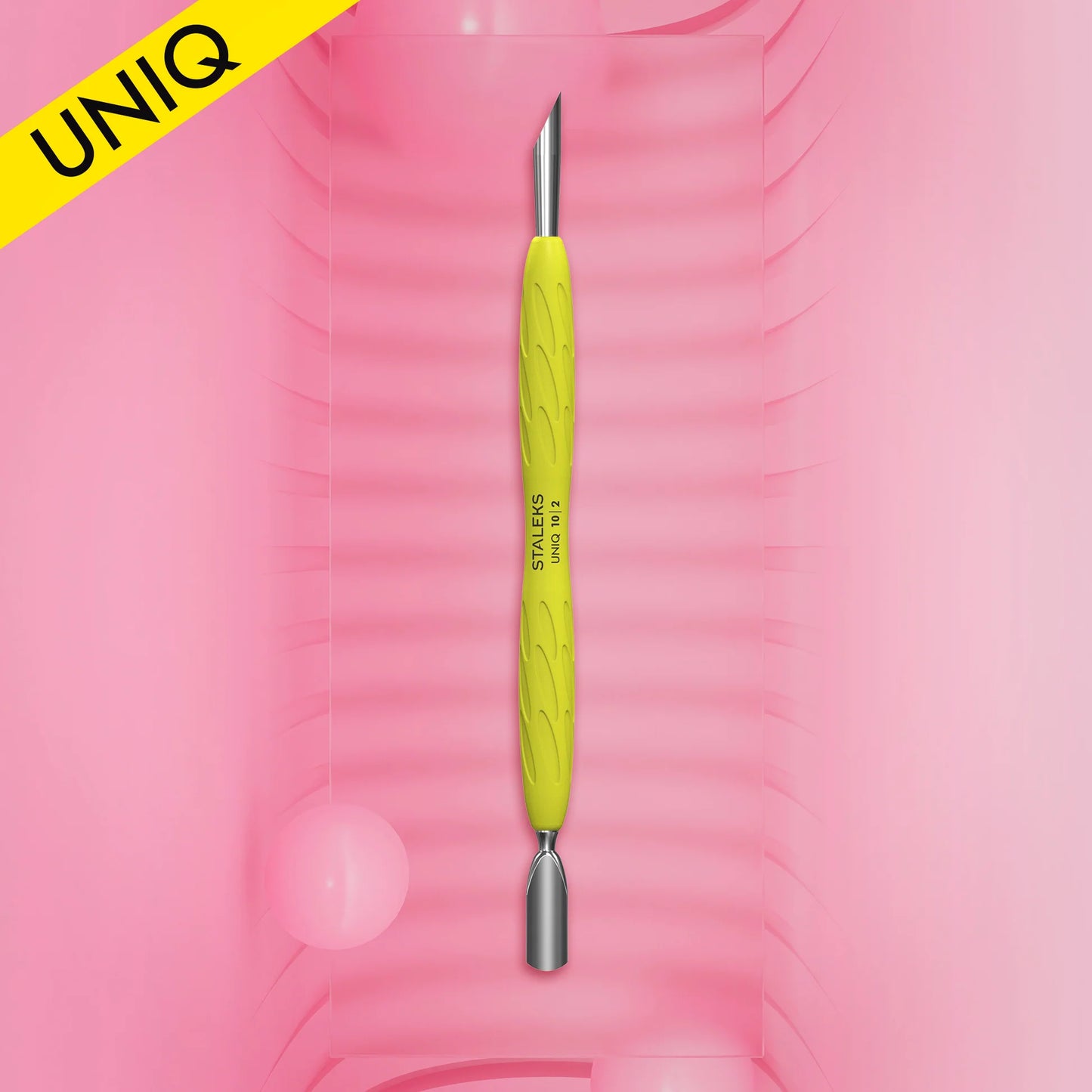 Empujador Para Manicura "Gummy" UNIQ 10 TYPE 2 STALEKS PQ-11/2y