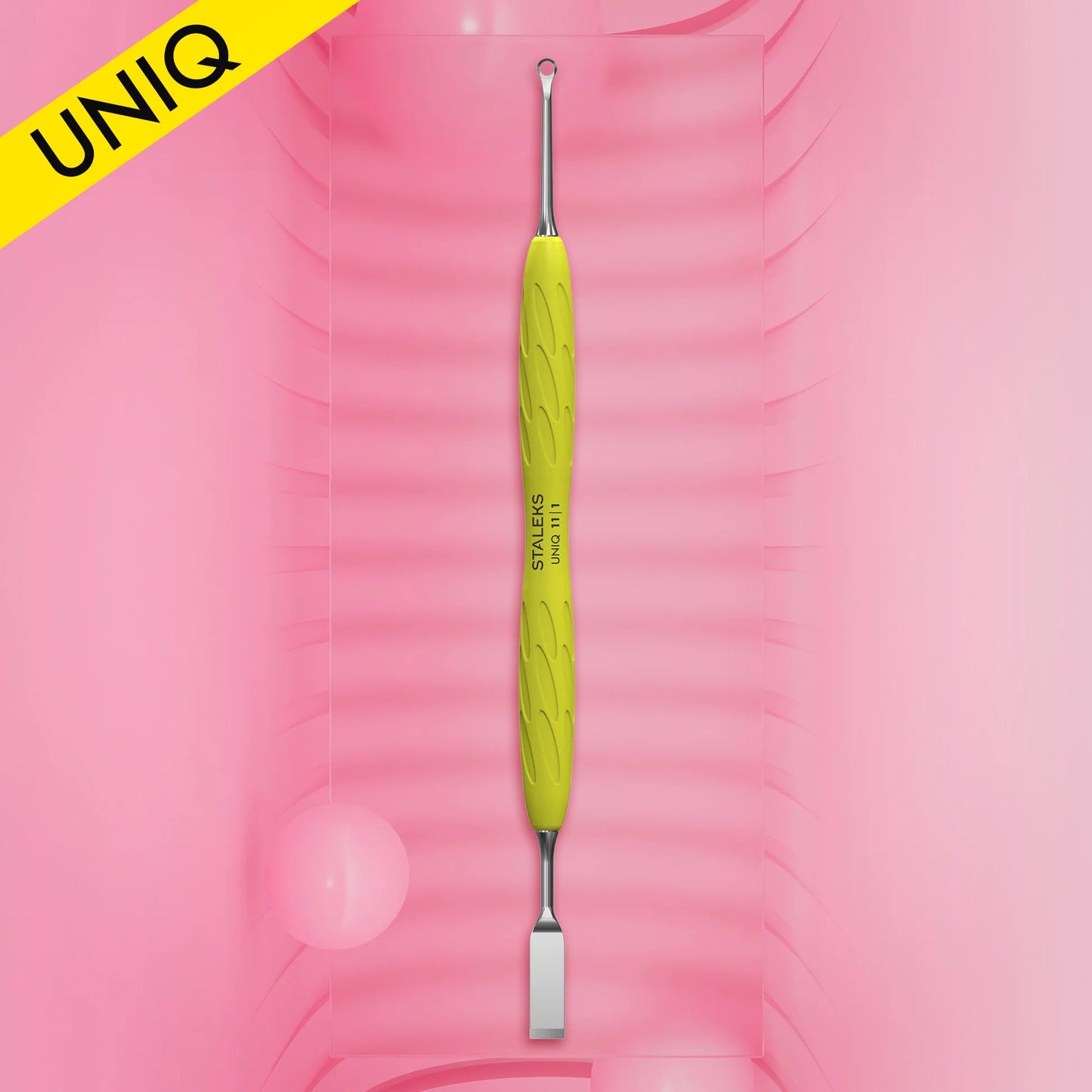 Empujador Para Manicura "Gummy" UNIQ 11 TYPE 1 STALEKS PQ-11/1y