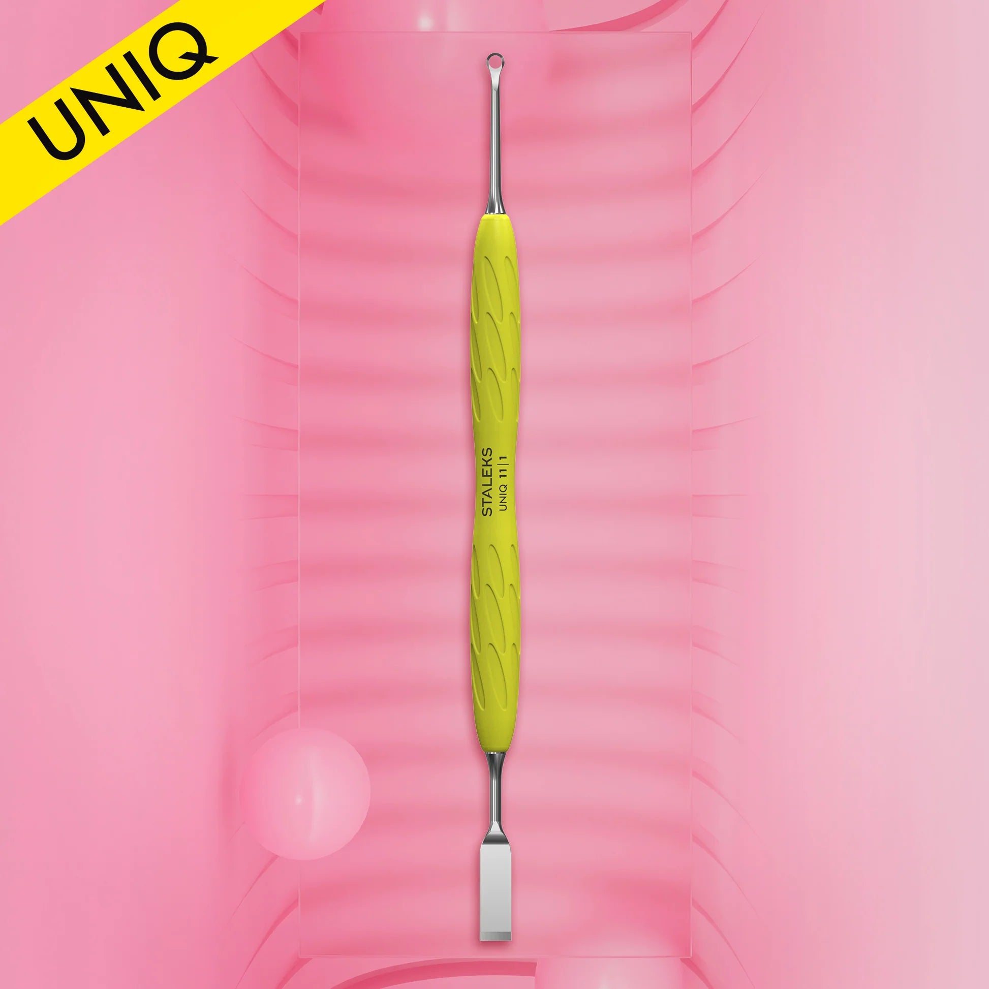 Empujador Para Manicura "Gummy" UNIQ 11 TYPE 1 STALEKS PQ-11/1y