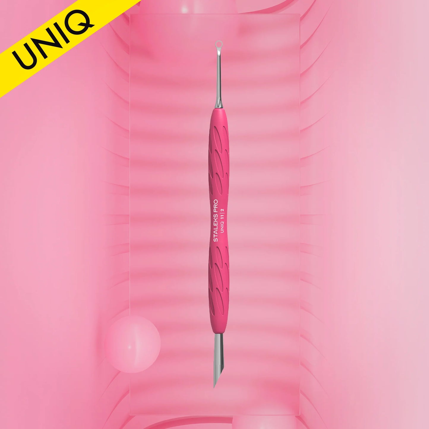 Empujador Para Manicura "Gummy" UNIQ 11 TYPE 2 STALEKS PQ-11/2