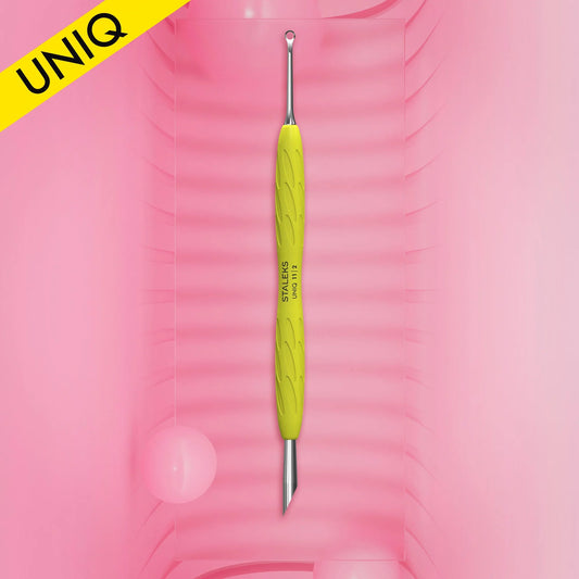 Empujador Para Manicura "Gummy" UNIQ 11 TYPE 2 STALEKS PQ-11/2y
