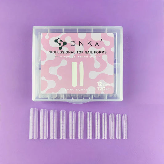 Professional Top Nail Forms DNKa' Long Square 120 pcs.