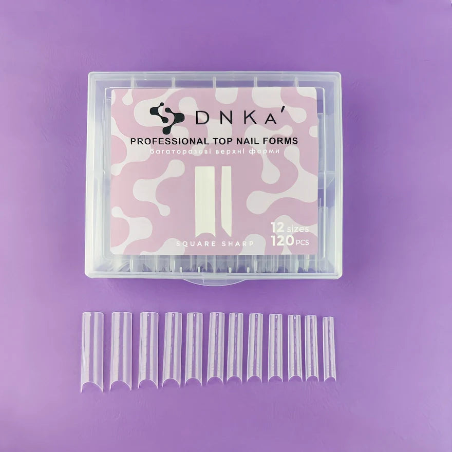 Professional Top Nail Forms DNKa' Square Sharp 120 pcs.